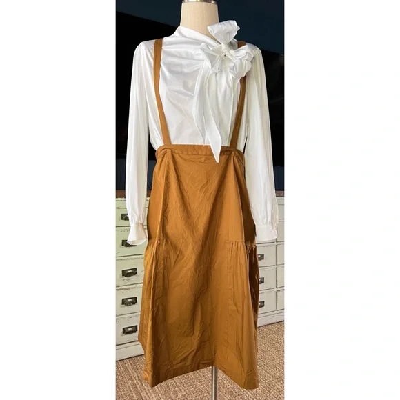 Anthropologie Maeve Poplin White Blouse M - Picture 10 of 14